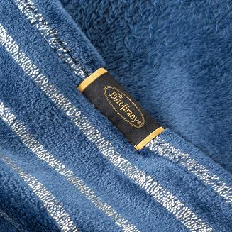 Koc narzuta GINKO3 150x200 Eurofirany niebieski