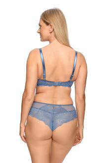 Biustonosz z koronką Push Up Abigail 1226 niebieski