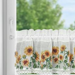 Firana gotowa HELIA 130x50 Eurofirany żółty