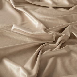 Zasłona gotowa na taśmie VELVI 140x240 ciemnokremowa