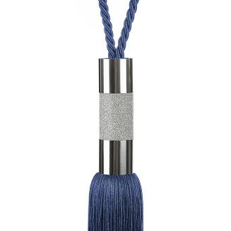 Sznur dekoracyjny do zasłon MONA granatowy