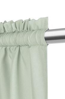 Zasłona gotowa na taśmie VIVA 140x175 półzaciemniająca szałwiowa