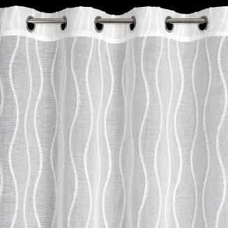 Firana gotowa na przelotkach FELICJA 140x250 Eurofirany biały