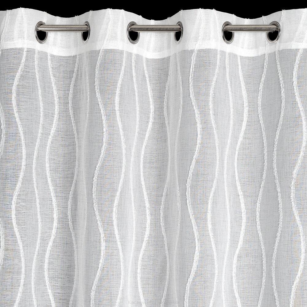 Firana gotowa na przelotkach FELICJA 140x250 Eurofirany biały