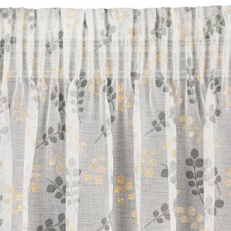 Zasłona gotowa na taśmie MIRIAM 140x270 Eurofirany biały