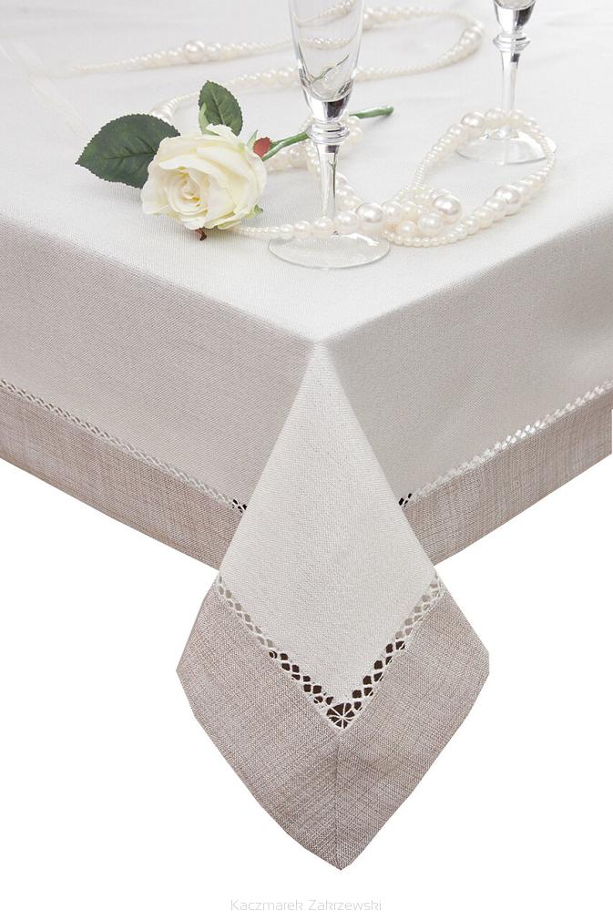 Obrus dekoracyjny EMMA 40x140 Eurofirany srebrny