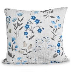 Poszewka z kory 70x80 biała niebieska szara letnia łąka