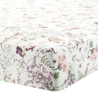 Prześcieradło satynowe z gumką PRINT 200x220 Eurofirany różowy