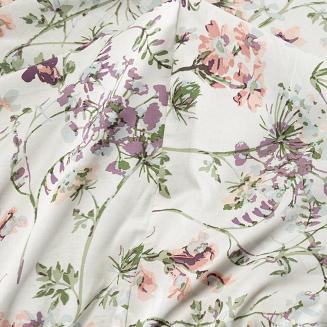 Prześcieradło satynowe z gumką PRINT 200x220 Eurofirany różowy