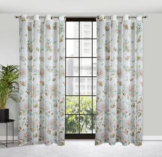 Zasłona gotowa na przelotkach ROSA 140x250 Design91 kremowy