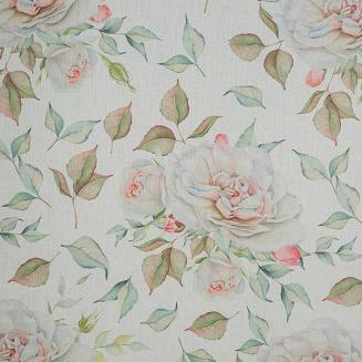 Zasłona gotowa na przelotkach ROSA 140x250 Design91 kremowy