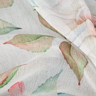 Zasłona gotowa na przelotkach ROSA 140x250 Design91 kremowy