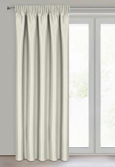 Zasłona gotowa na taśmie SELINA 140x270 Eurofirany kremowy
