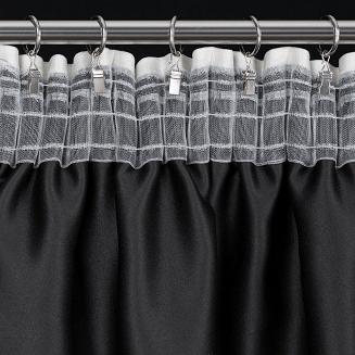 Zasłona gotowa na taśmie SELINA 140x270 Eurofirany kremowy