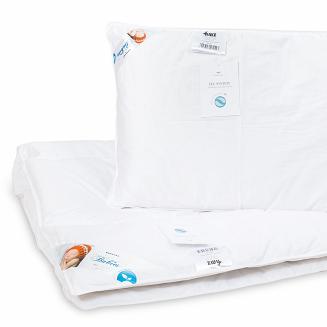 Eksluzywny komplet dziecięcy 100% PUCH gęsi AMZ - 90x120 / 40x60 BABIES PREMIUM