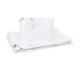 Eksluzywny komplet dziecięcy 100% PUCH gęsi AMZ - 90x120 / 40x60 BABIES PREMIUM