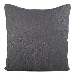 Poszewka dekoracyjna VIKI 40x40 Design91 stalowy/różowy