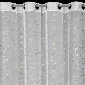 Firana gotowa na przelotkach REVA 140x250 Eurofirany szampański