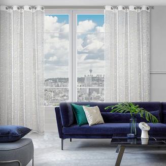 Firana gotowa na przelotkach REVA 140x250 Eurofirany szampański