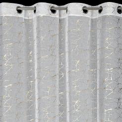 Firana gotowa na przelotkach REVA 140x250 Eurofirany szampański