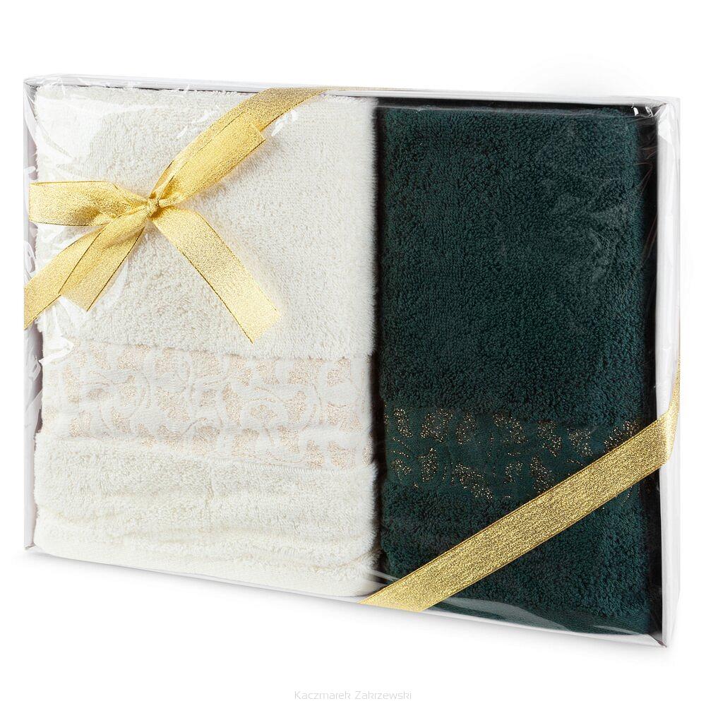 Komplet ręczników 70X140 Eurofirany kremowy