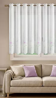 Firana gotowa INESA 350x120 Eurofirany biały