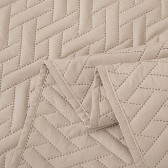 Narzuta dekoracyjna DASH 220x240 pikowana beżowa
