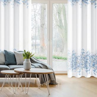 Zasłona gotowa na przelotkach NOA 140x250 Eurofirany biały