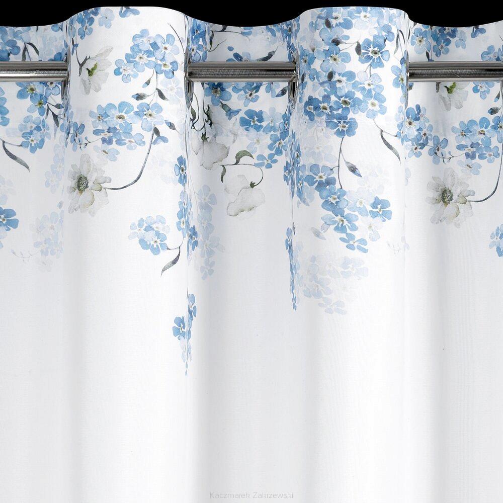 Zasłona gotowa na przelotkach NOA 140x250 Eurofirany biały