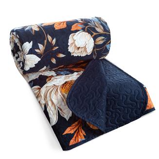 Narzuta dekoracyjna FIORA 200x220 granatowy