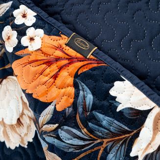 Narzuta dekoracyjna FIORA 200x220 granatowy