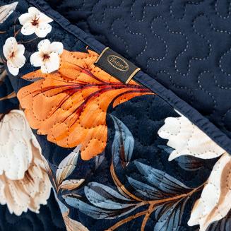 Narzuta dekoracyjna FIORA 200x220 granatowy