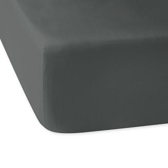 Prześcieradło satyna bawełniana z gumką 120x200 Darymex jasnoszare