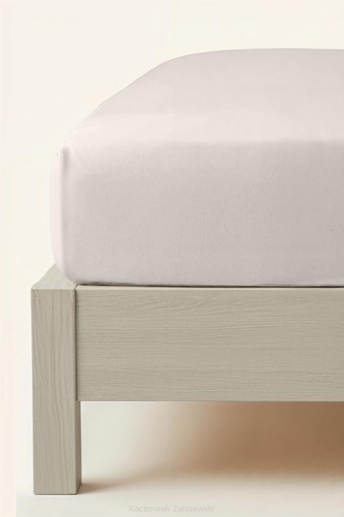 Prześcieradło flanelowe z gumką SIN 200x200 + 30 cm szare