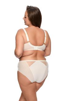 Biustonosz z koronką Semi-Soft Laila MAXI 1280 półusztywniany ecru