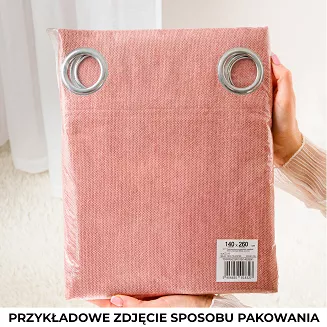 Zasłona gotowa na przelotkach MILAS 140x260 szmaragdowa
