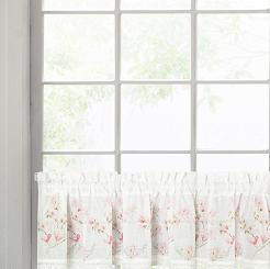 Firana gotowa AMELIA 30x150 Eurofirany biały/różowy