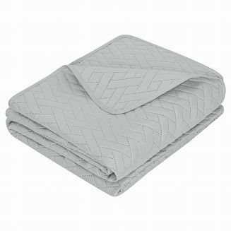 Narzuta dekoracyjna DASH 200x220 pikowana szara