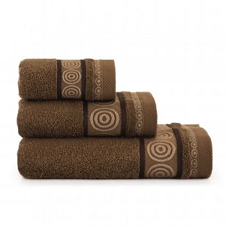 Ręcznik RONDO 2 50x90 Zwoltex brązowy