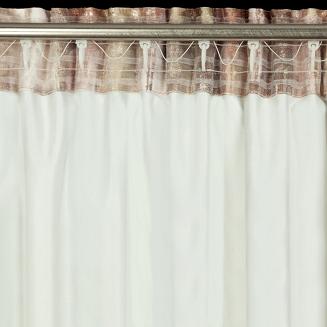 Zasłona gotowa na taśmie ELLA 140x270 Eurofirany ceglasty