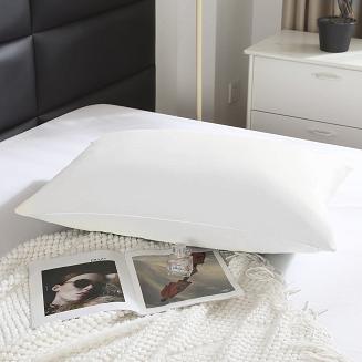 Poszewka satyna bawełniana SIN 40x60 biała