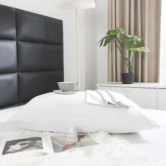 Poszewka satyna bawełniana SIN 40x60 biała