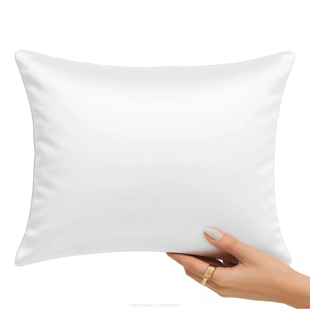 Poszewka satyna bawełniana SIN 40x60 biała