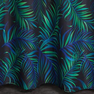 Zasłona gotowa na przelotkach PALMS Design91 zielony