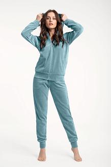 Dres damski LUNA kod 309 welur miętowy