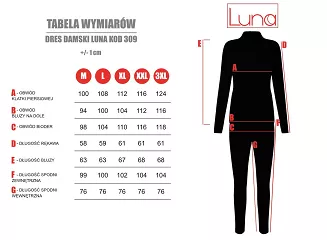 Dres damski LUNA kod 309 welur miętowy
