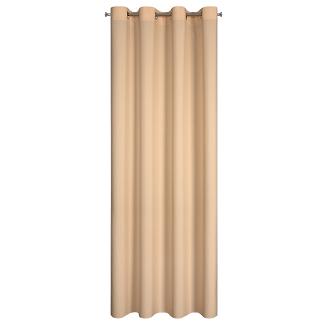 Zasłona gotowa na przelotkach RITA 140x250 Eurofirany jasnopomarańczowy