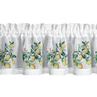 Firana gotowa na taśmie CLOE 130x50 Eurofirany biały