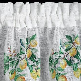 Firana gotowa na taśmie CLOE 130x50 Eurofirany biały