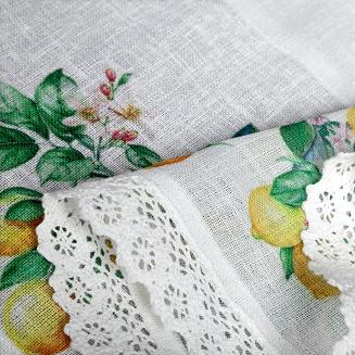 Firana gotowa na taśmie CLOE 130x50 Eurofirany biały